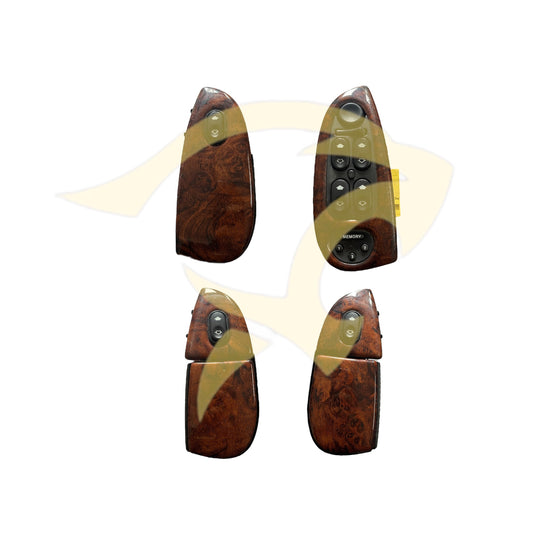 Burr Walnut Door Switchpack & Ashtray Set