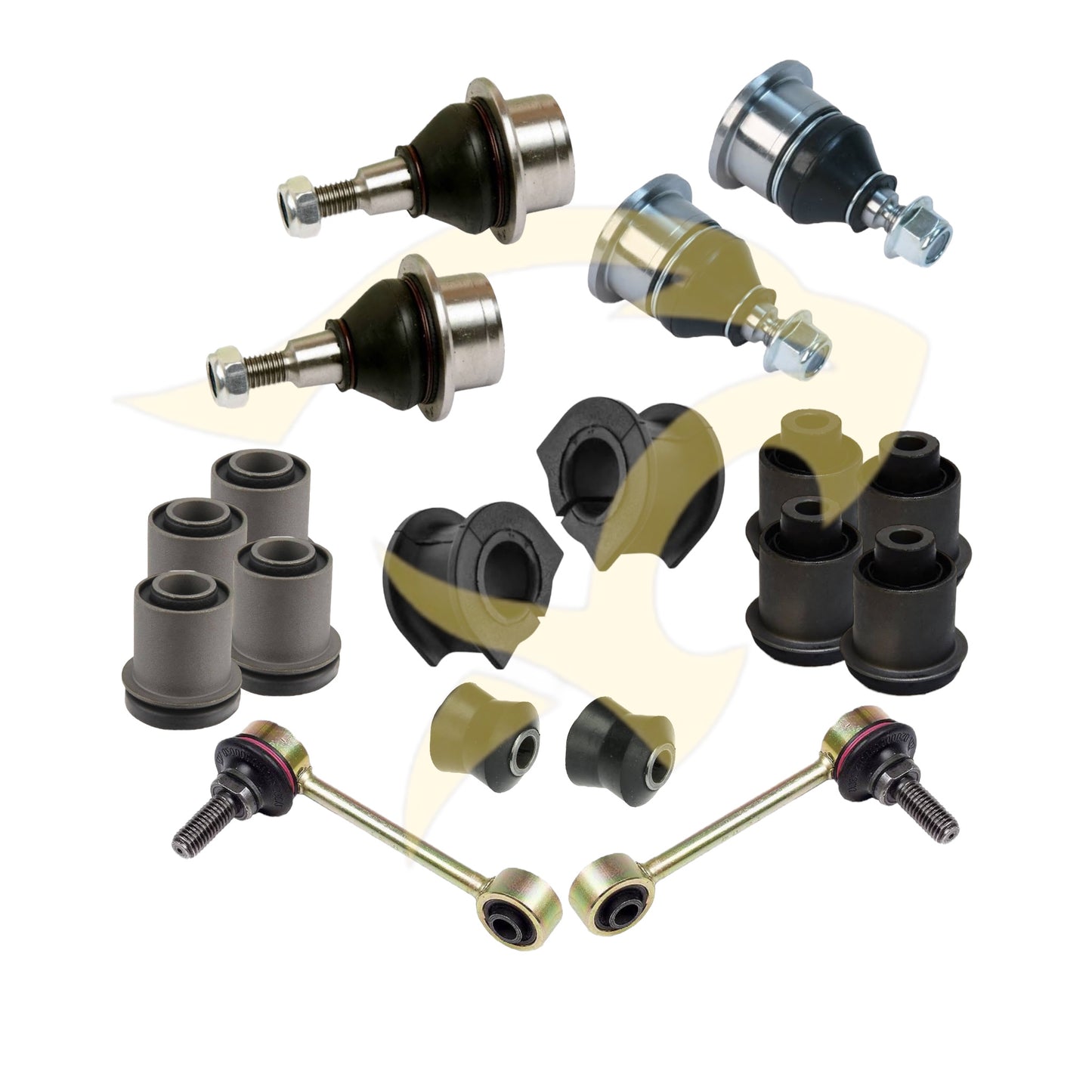 18 Piece Front Suspension Rebuild Kit Upto V.853935- FR18K-XJ8E