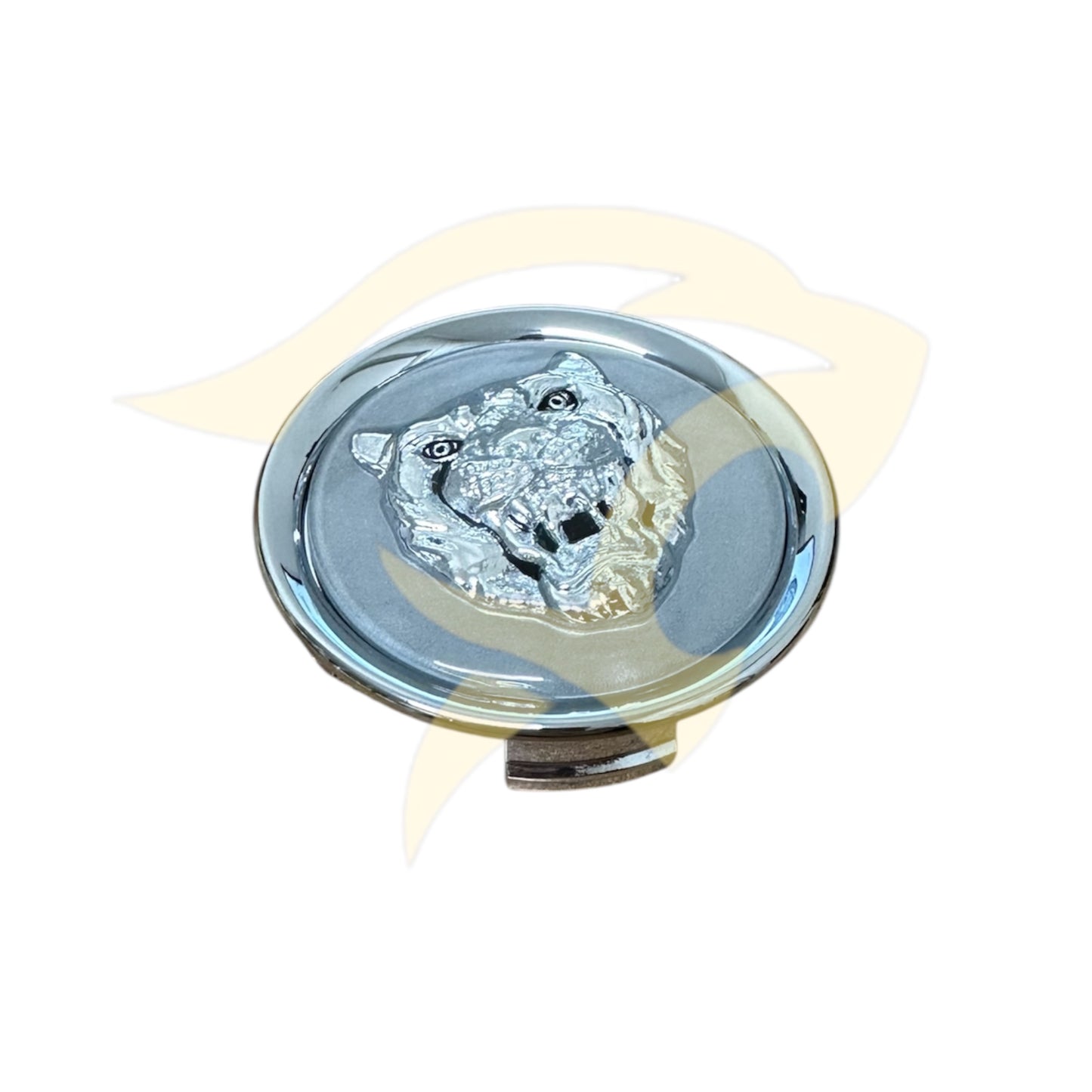 Silver & Grey Growler Road Wheel Badge - MNA6249GA