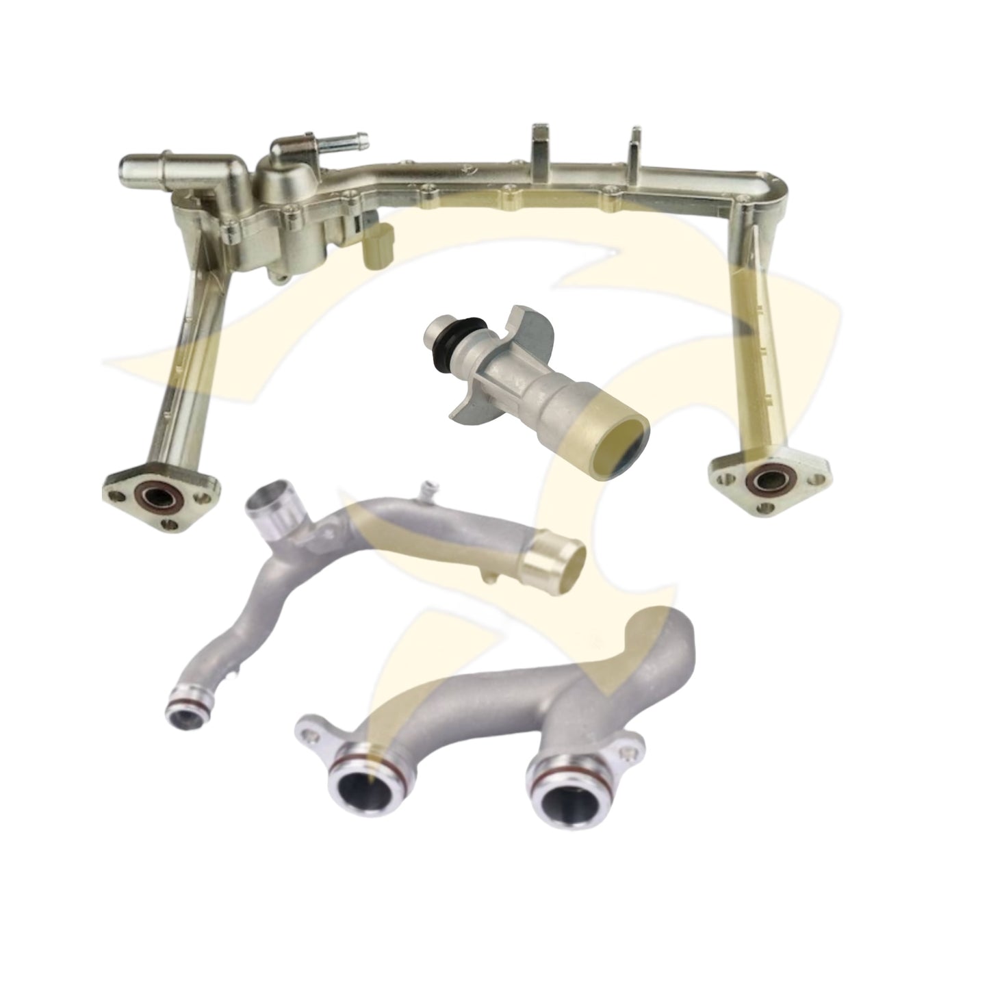 3.0L S/C Coolant Hose Alloy Upgrade Kit - AJ814053 / AJ814311 / AJ814312 / C2Z18658