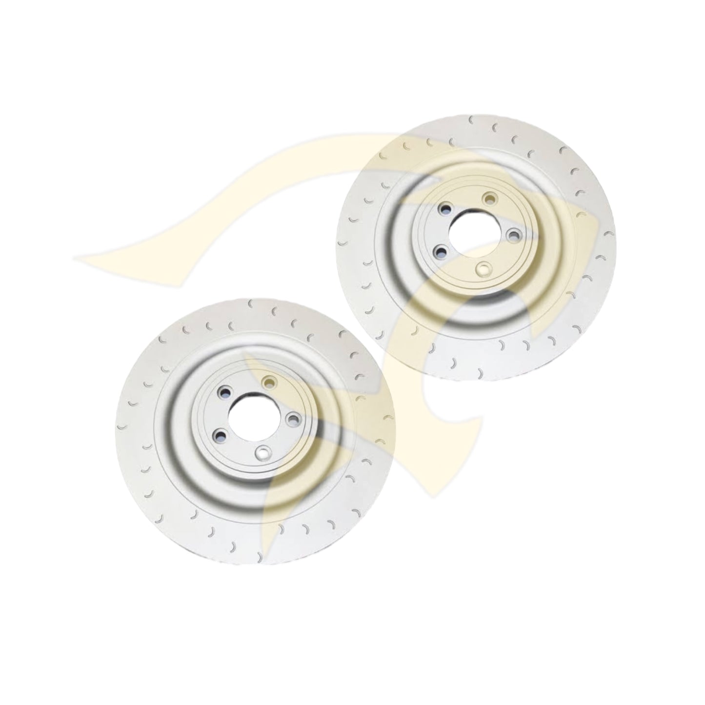 R/H & L/H Front Alcon Brake Disc Set - C2P10564 / C2P10565