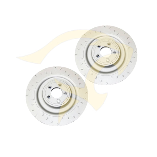 R/H & L/H Front Alcon Brake Disc Set - C2P10564 / C2P10565