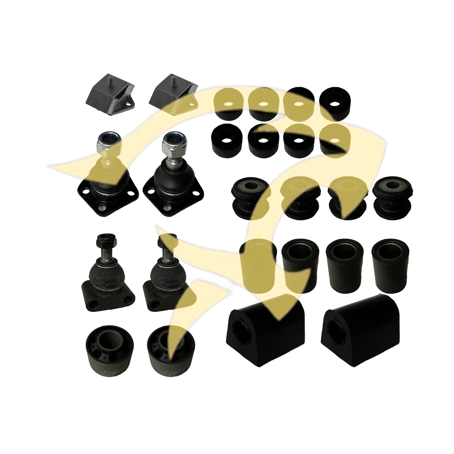 26 Piece Front Suspension Rebuild Kit - FR26K-XJ