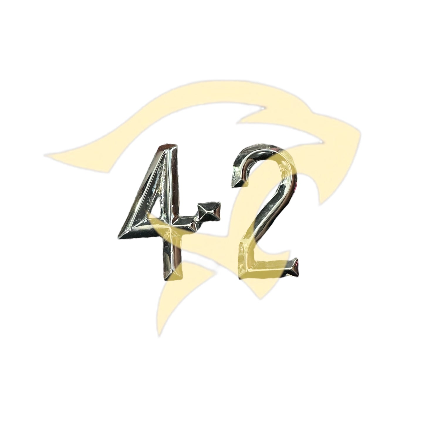 Chrome '4.2' Litre Boot Badge - BD35860/3