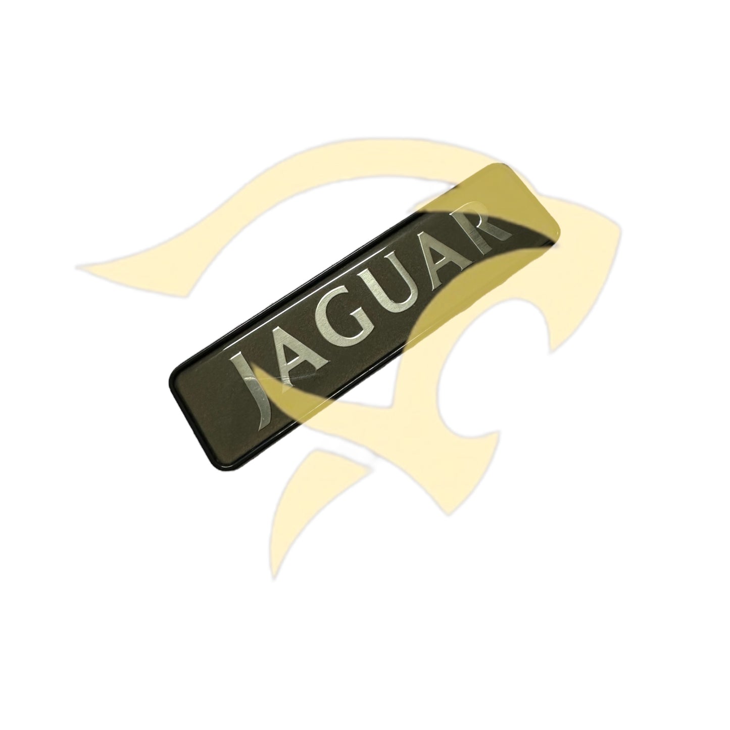 'Jaguar' Grey Boot Lid Badge - HND5995EA