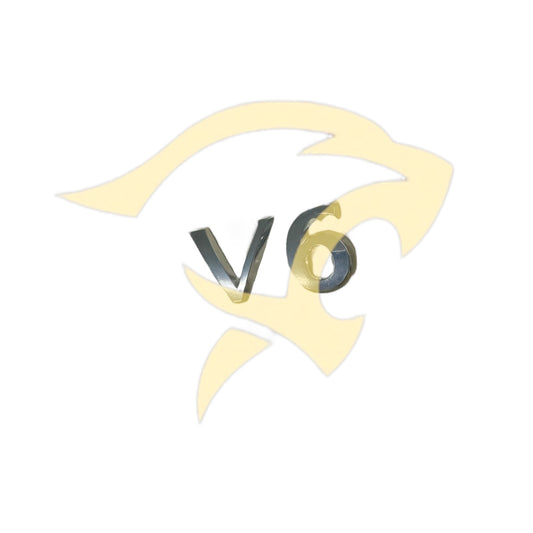 'V6' Chrome Boot Lid Badge - XR816808