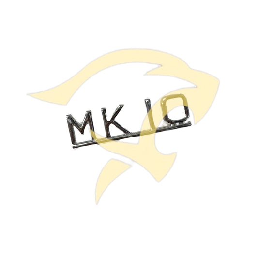 'MK 10' Chrome Boot Lid Badge - BD21856