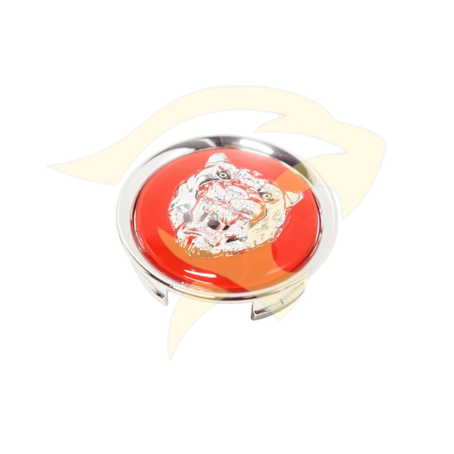 Red & Silver Road Wheel Badge - MNA6249EA