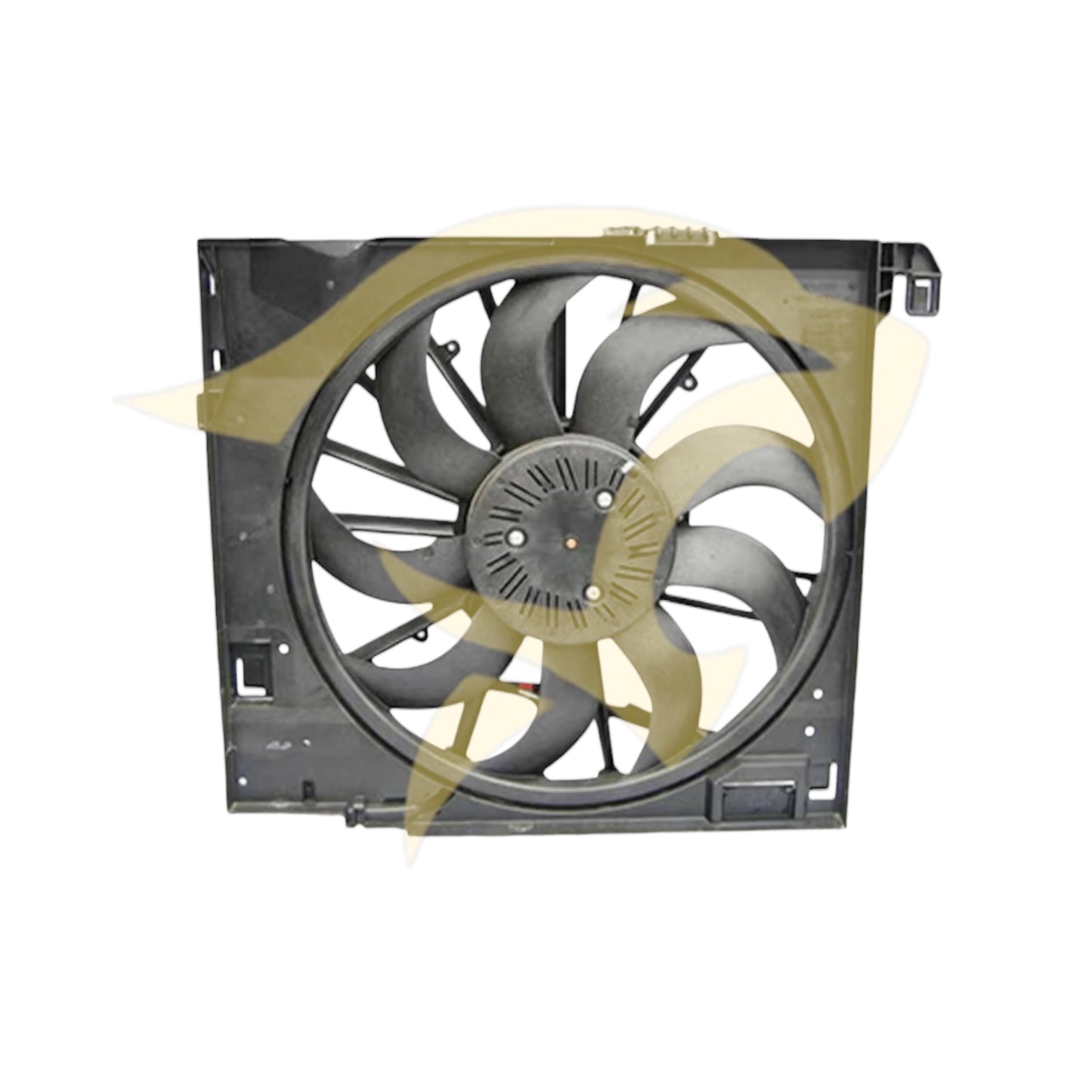 3.0L V6 Diesel Radiator Fan & Fan Shroud Assembly - C2Z10955