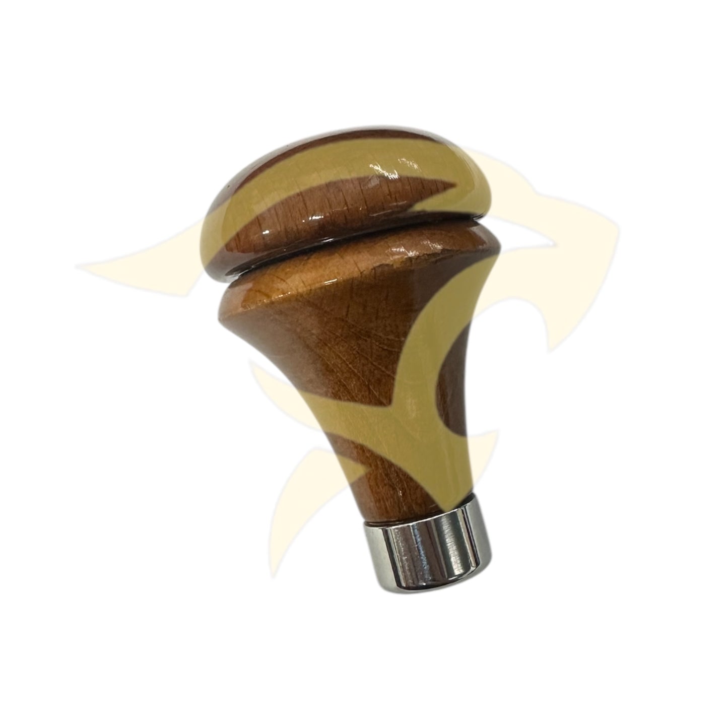 Automatic Gear Knob Walnut & Chrome- JLM2083
