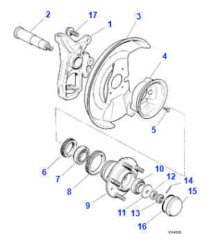 Inner Wheel Bearing - CAC4999