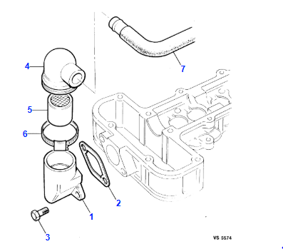 V12 Crankcase Breather Gasket - C32366