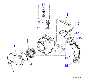 Thermostat Housing O-Ring - EAC8999