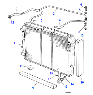 Radiator Mounting Pad - CCC4794