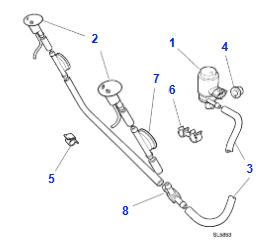 Windscreen & Headlamp Power Wash Pump Grommet - LNA7037AA