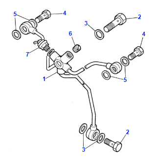 V12 Banjo Belt for Oil Feed Pipe to Cylinder Head - C29652