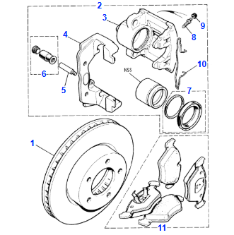 Bleed Screw & Dust Cap JLM2192 / JLM2193 / MJD7848AA