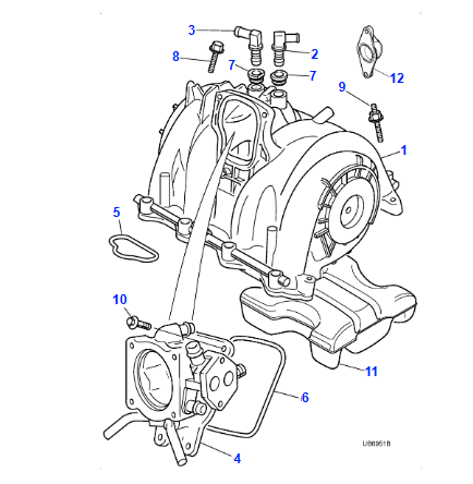 3.2L / 4.0L V8 Inlet Manifold Gasket - AJ83356