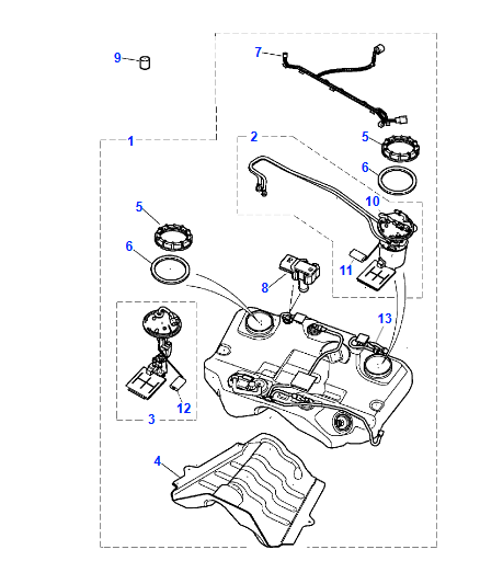 2.5L / 3.0L Petrol Fuel Sender Unit - C2S40440