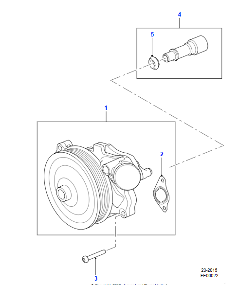 Water Pump to Oil Cooler Tube - C2Z18658