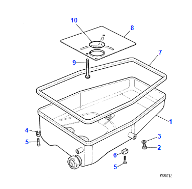 Rubber Automatic Gearbox Oil Sump Gasket - JLM650 / JLM12343