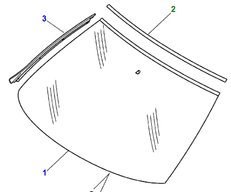 L/H Windscreen Finisher - XR82181