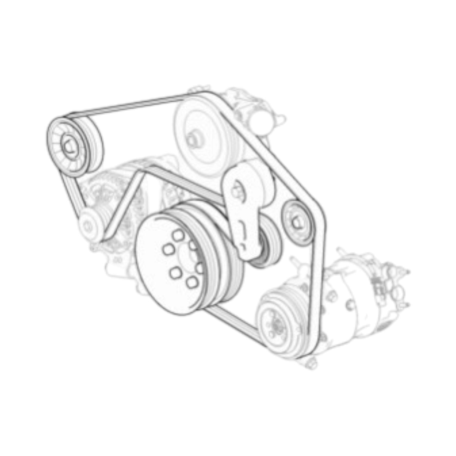 Drive Belts & Pulleys - XF 2009 - 2016