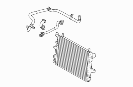 Radiator & Hoses - XF 2009 - 2016