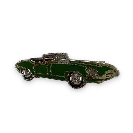 Green Jaguar E-type Pin