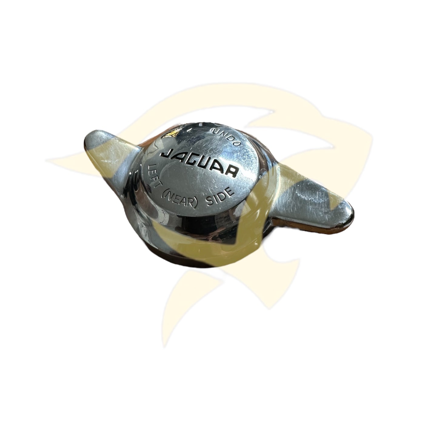 Two Eared Chrome Wheel Spinner L/H - C1103