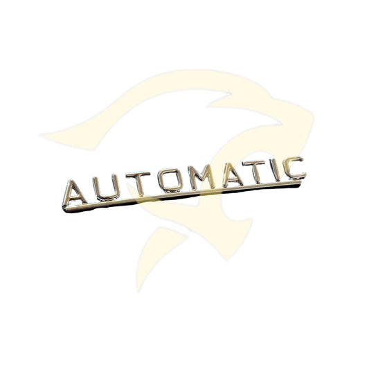 'Automatic' Chrome Boot Badge - BD26763