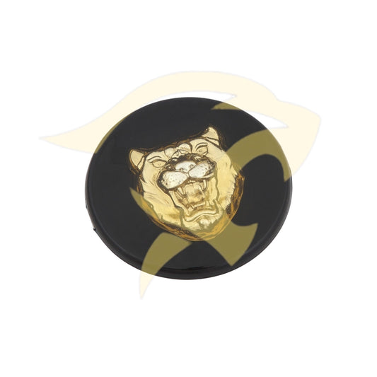 Gold / Black Hubcap Badge - C42191