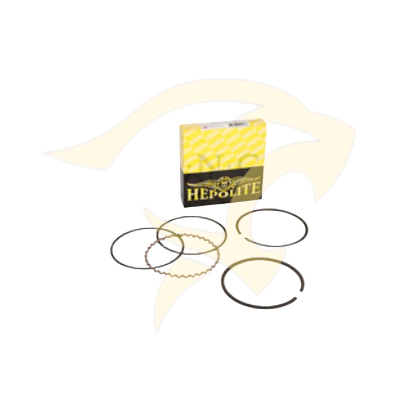5.3L 3 Groove Standard Size Piston Ring Set (Single Piston) - Special Order - JLM1789