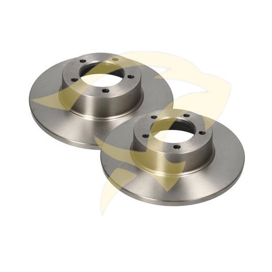 Pair of Front Brake Disc Solid - C30432