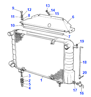 Radiator Mounting Bush - C8975