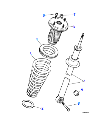 Rear Lower Damper Bush - C2D4013